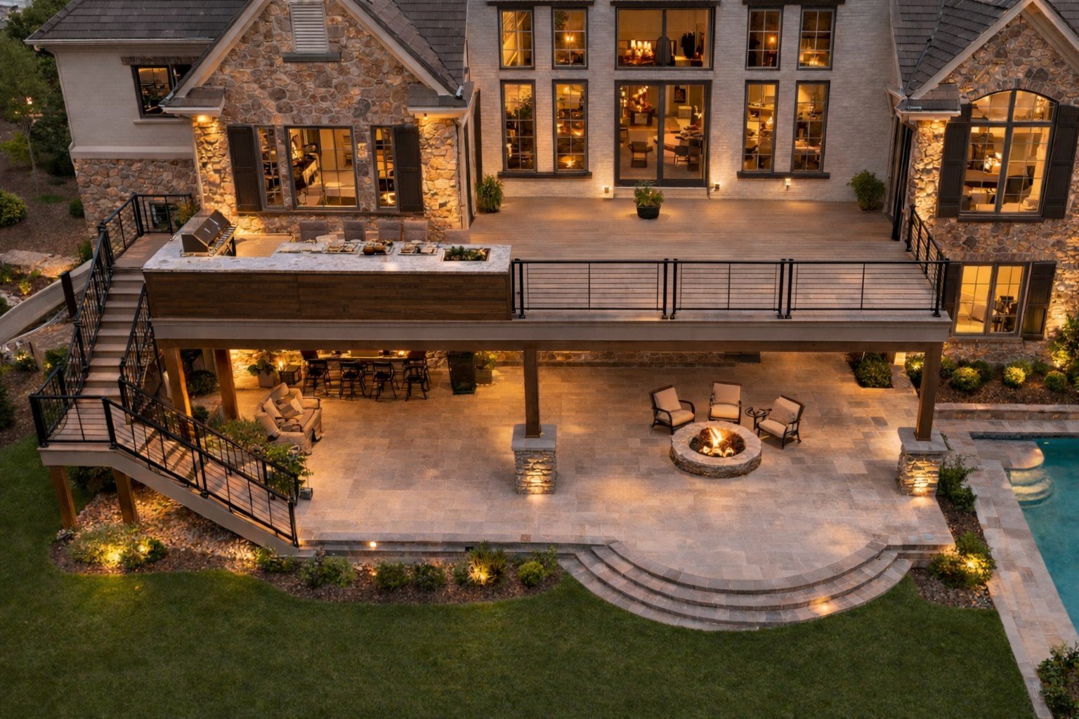 Elkhorn cedar deck project by Decked Out 365