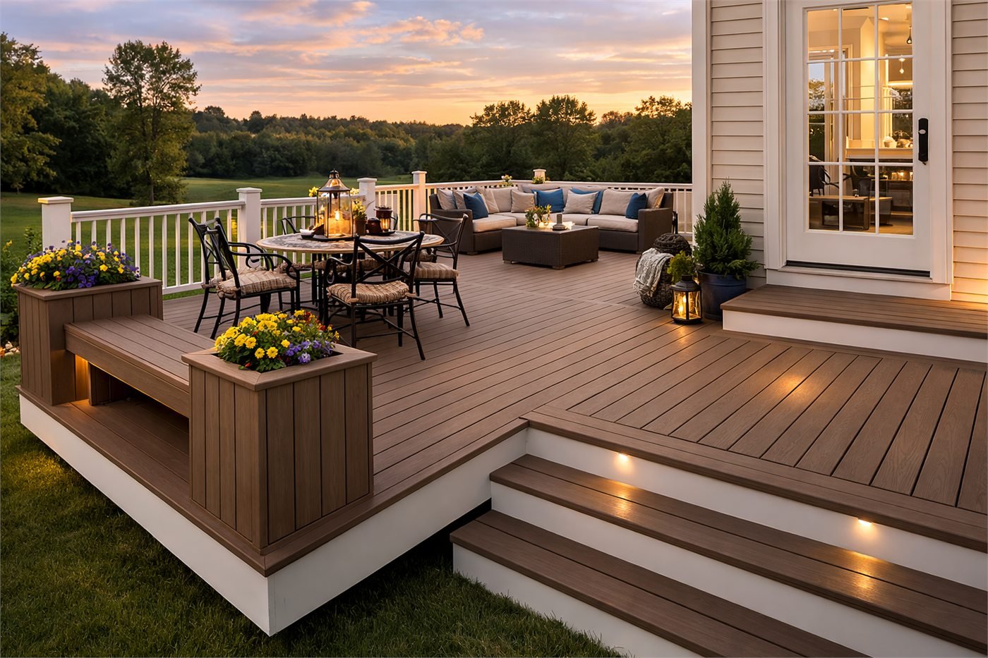 Papillion composite deck by Decked Out 365